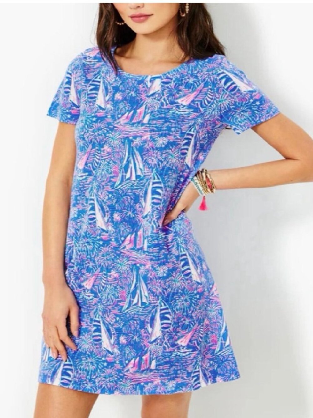 NWT Lilly Pulitzer Cody Dress it's a Sailabration size Large